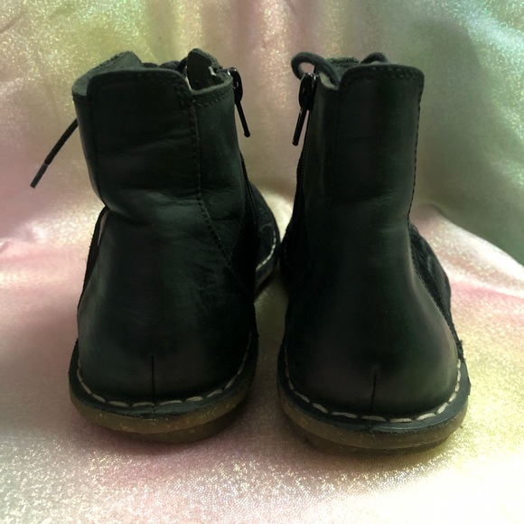 Clarks Tamitha suede leather lace-up black boots booties size 7.5 women’s 13281 - Picture 5 of 9